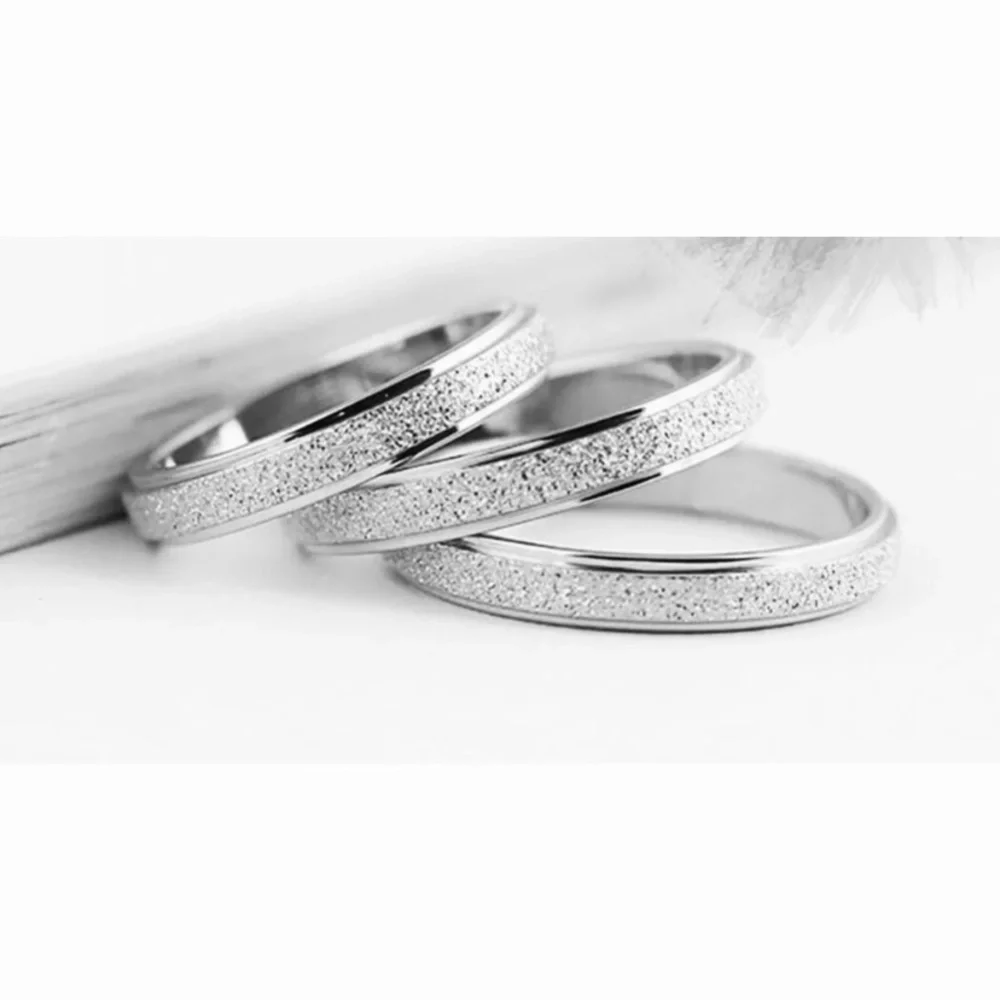 Size 9 Hypoallergenic Stainless Steel Thin Silver Band Ring NEW